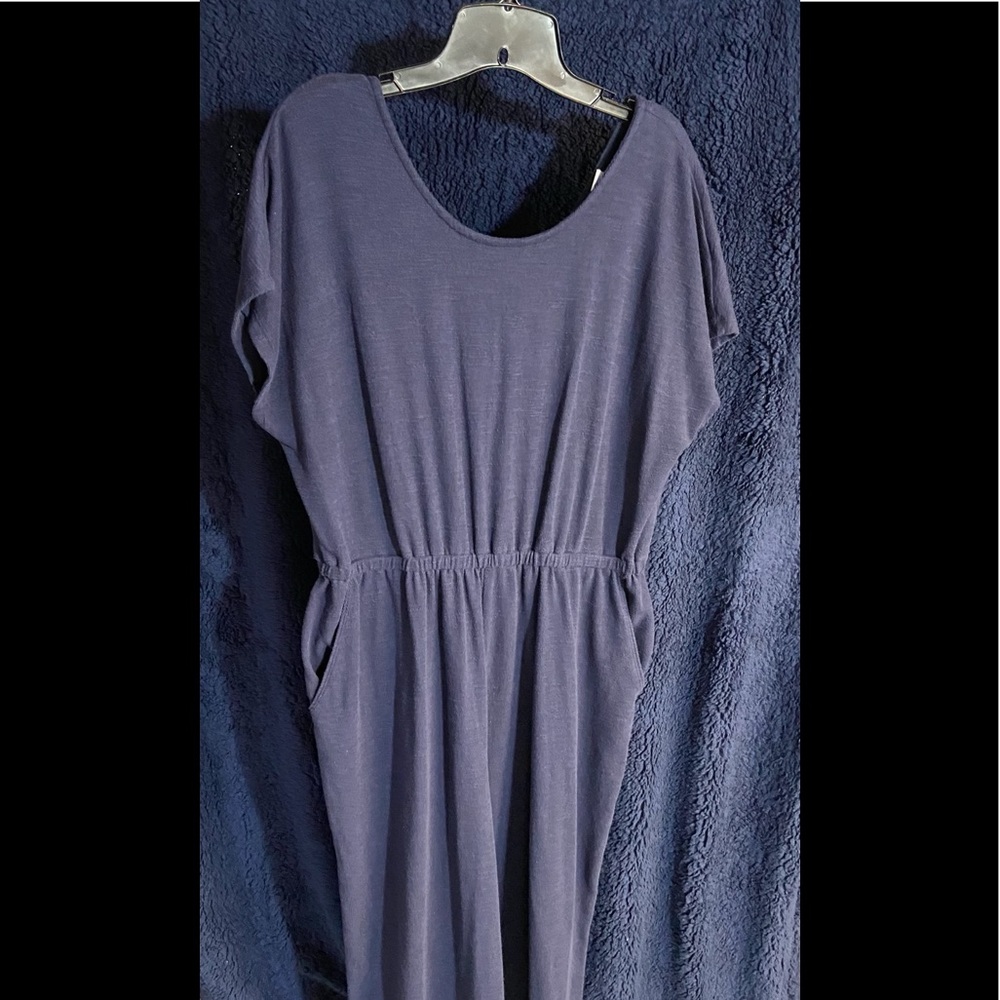 Old Navy Navy Blue Terry Jumpsuit XL